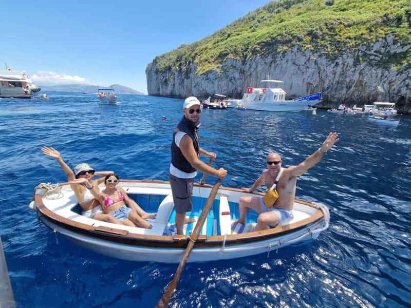 From Sorrento: Full-Day Boat Tour to Capri with Drinks - Meeting at Marina Piccola at 9:30