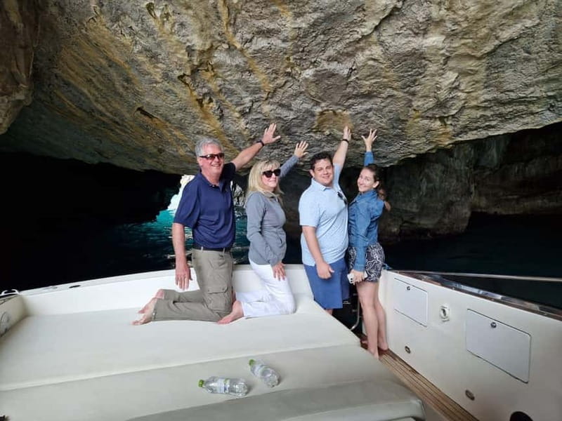 From Sorrento: Full-Day Boat Tour to Capri with Drinks - Capri’s caves, rocks, and Roman stories