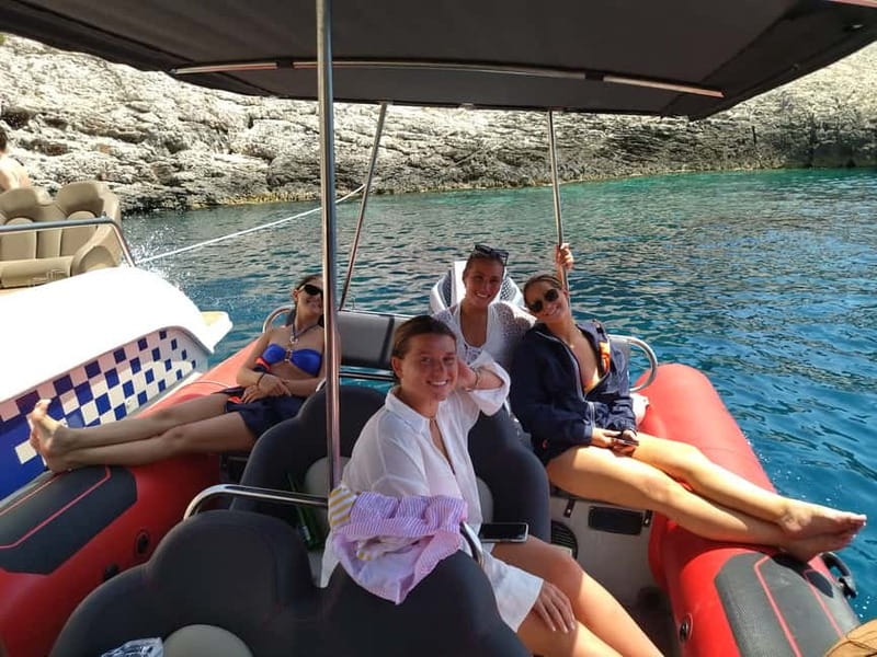 From Split: Blue Cave, Hvar, Mamma Mia, 5 Islands boat Tour - Limestone Caves and Stiniva Cove From the Sea