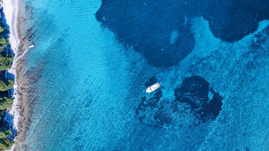 From Split: Blue Lagoon and Trogir Half-Day Speedboat Tour - Okrug Gornji and the Borkko beach stop