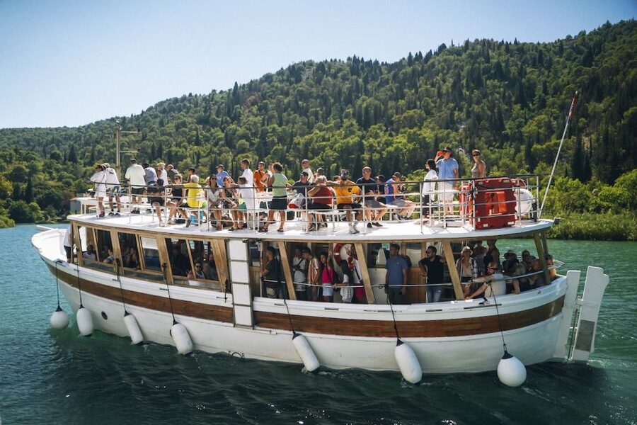 From Split: Krka Waterfalls Tour with Boat Cruise & Swimming - Jaruga, where nature meets engineering