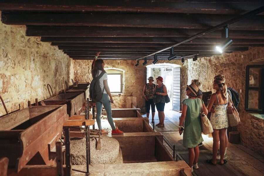 From Split: Krka Waterfalls Tour with Boat Cruise & Swimming - The ethno-village and old-fashioned Dalmatia