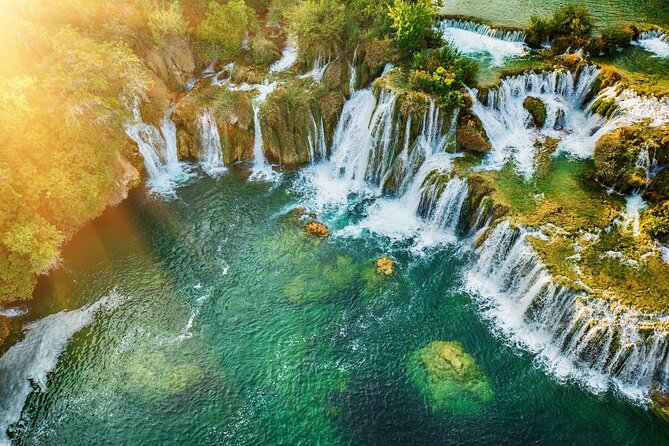 From Split: Krka Waterfalls Trip with Boat Cruise and Swimming - Arriving at Skradinski Buk