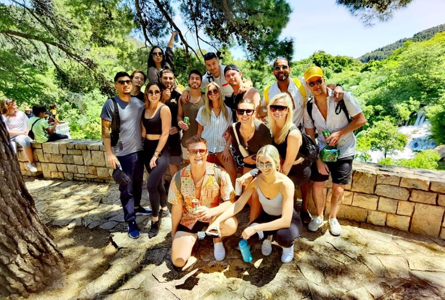 From Split & Trogir: Krka Waterfalls Day Tour with Boat Ride - How the free time works
