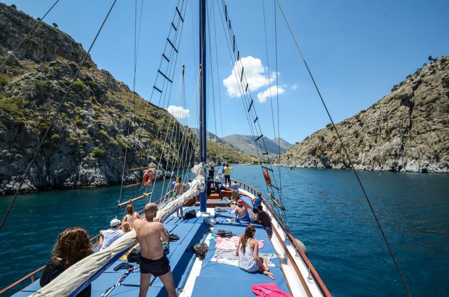 From the Port of Kos: Full Day Boat Cruise to 3 Islands - Key points at a glance