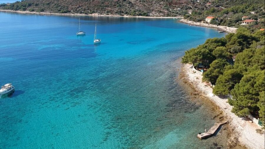 From Trogir: Three Islands Half-Day Speedboat Tour - Maslinica trades swimming for a small-port walk