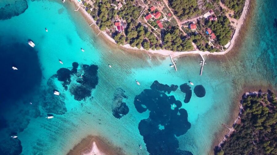 From Trogir: Three Islands Half-Day Speedboat Tour - Duga Bay finishes the day on Čiovo