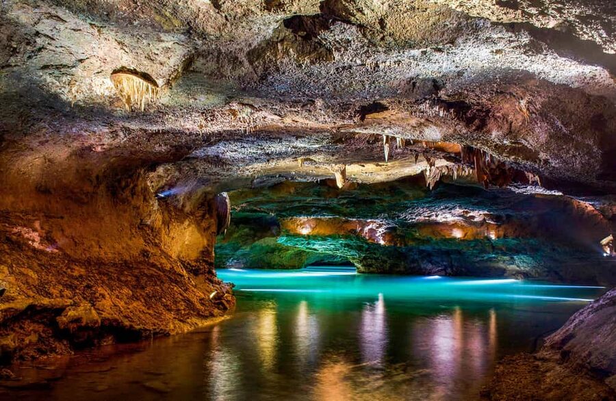 From Valencia: Cueva de Sant Josep Boat Tour with Guide - Walking through the dry gallery