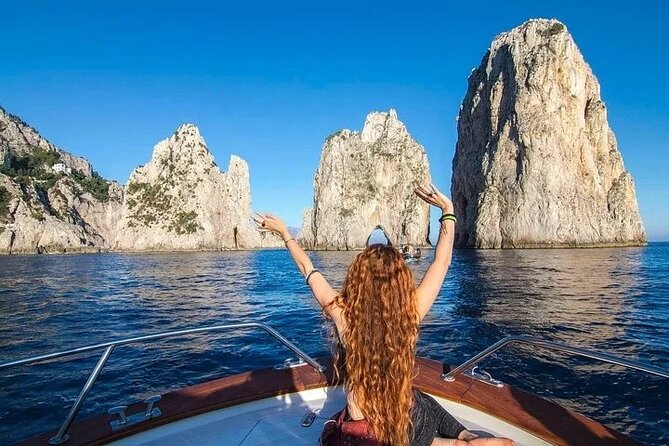Full Day Private Boat Tour to Capri from Positano - The Green Grotto is better for swimming