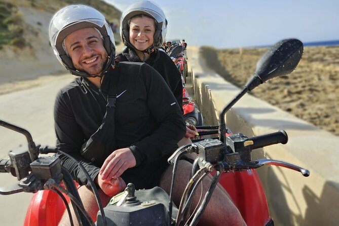 Gozo Full-Day Quad Tour with Private Boat to Gozo & return - Safety briefing, helmets, and choosing your quad