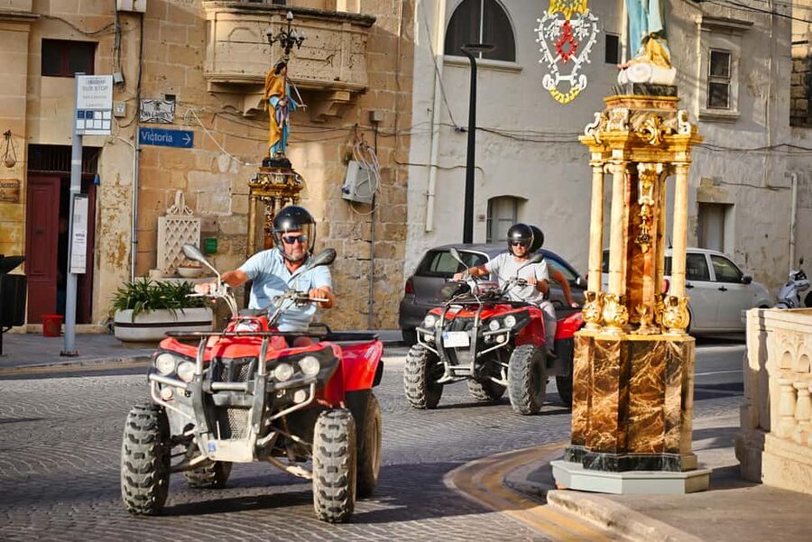 Gozo: Full-Day Quad Tour with Private Round-Trip Boat - From your hotel to Gozo by boat