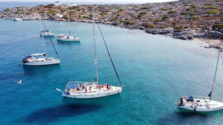 Heraklion: Sailboat Cruise to Dia Island with Drinks & Lunch - Choosing between the three sailing options