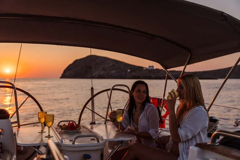 Heraklion: Sunset Sailing Cruise Dia Island with Snorkeling - Key points at a glance