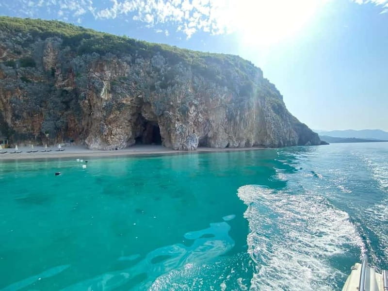 Himara: Albanian Riviera Boat Tour with Swimming stops - Turtle’s Cave and the first swim