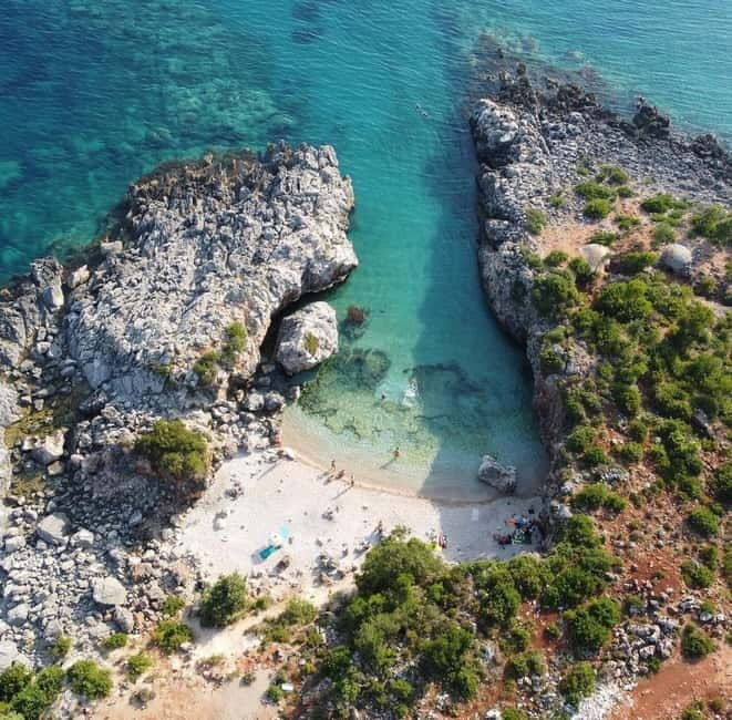 Himara: Albanian Riviera Boat Tour with Swimming stops - Gjipe Canyon and the return along the cliffs