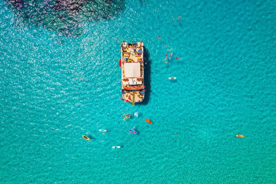 Ibiza: Beach Hopping Cruise w/ Paddleboard, Food, & Drinks - Food and drinks: good value, with a few limits