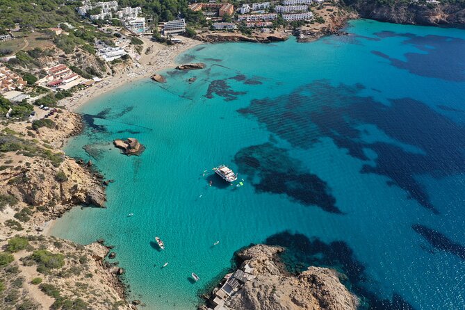 Ibiza Beach Hopping Cruise with Paddleboards, Drinks and Food 6h - The open-water swim is the action center
