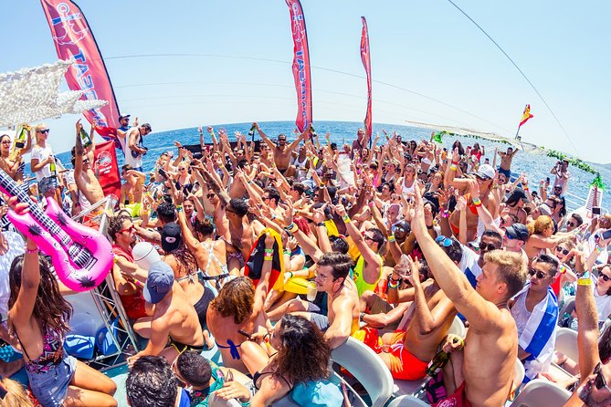 Ibiza Ocean Club Boat Party with 3 Hours Premium Drinks and DJ - Sightseeing and the Castle of Ibiza