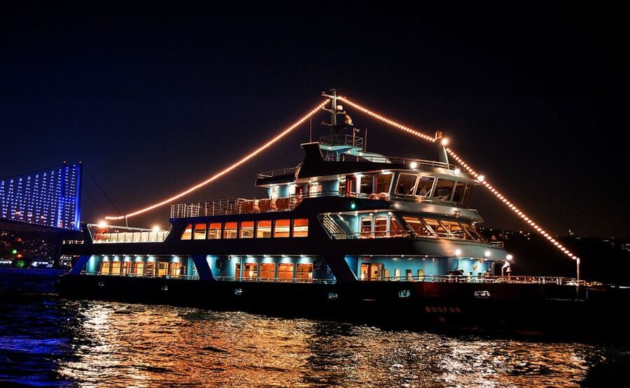 Istanbul: Bosphorus Dinner Cruise w/ Drinks & Entertainment - Boarding the Yacht AMOR