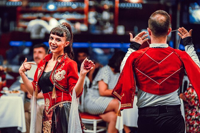 Istanbul: Bosphorus Dinner Cruise with Turkish Night Show - Under the two major Bosphorus bridges