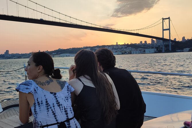 Istanbul Sunset Cruise on Luxury Yacht - Guided Group Cruise - Rumeli Fortress and the narrowest part of the strait
