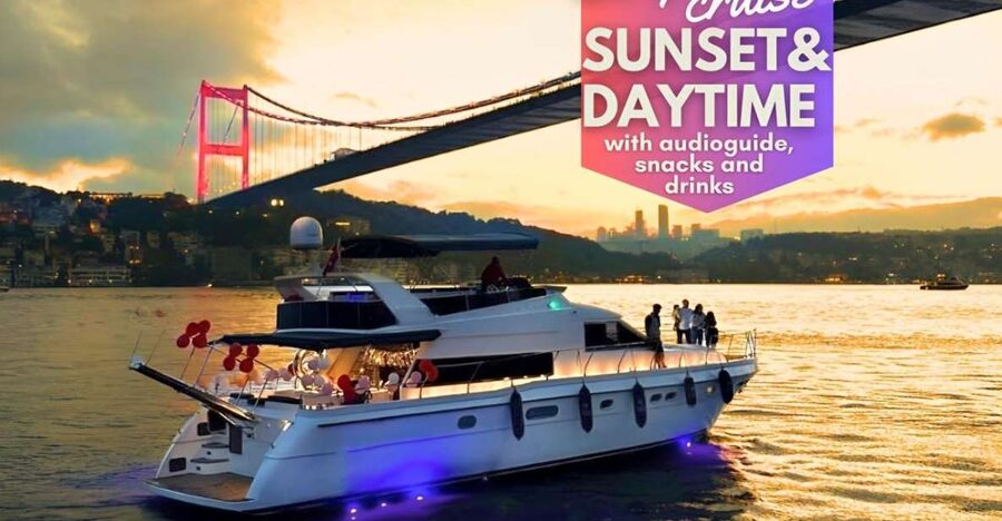 Istanbul: Sunset or Day Small-Group Yacht Cruise with Snacks - Çırağan Palace, Ortaköy, and the Bosphorus Bridge