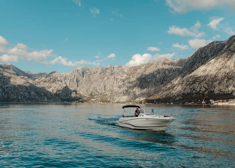 Kotor: Bay of Kotor and Blue Cave Speedboat Tour - The old submarine tunnel on Luštica