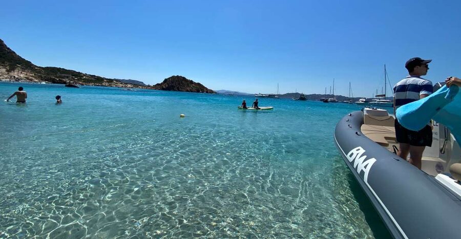 La Maddalena: Caprera,Spargi,Budelli & Santa Maria Boat Tour - Budelli’s natural pools and the protected Pink Beach