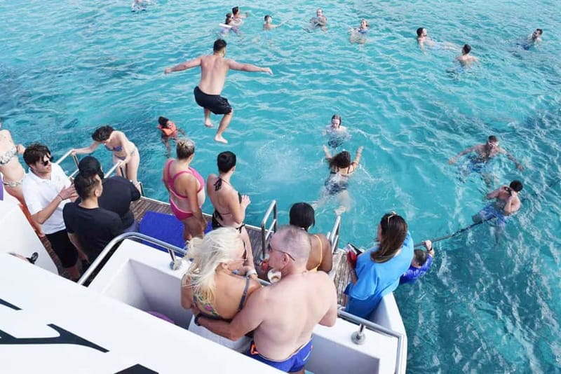 Latchi: Nafsika II Boat Cruise to the Blue Lagoon - The Nafsika II waterslide