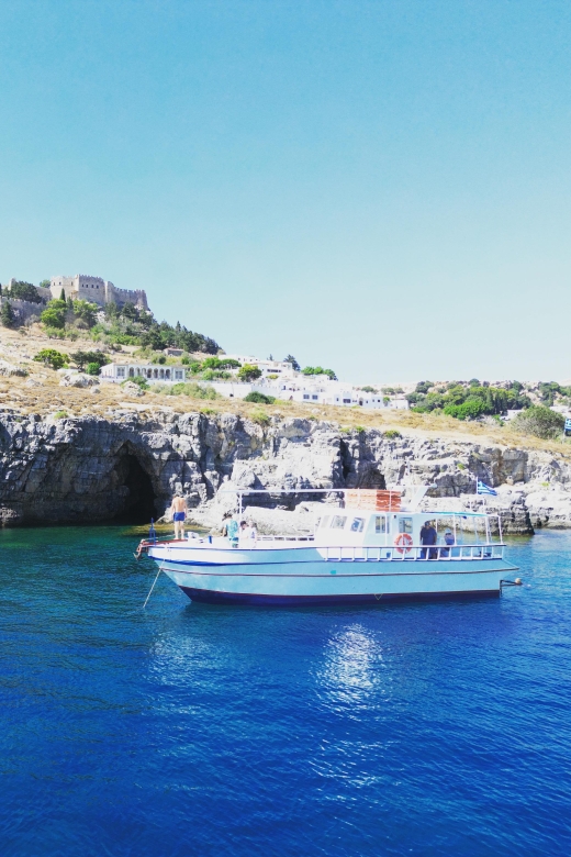 Lindos,Pefkos: All inclusive Swim & Snorkel Boat Cruise - The Lindos Cave Swim