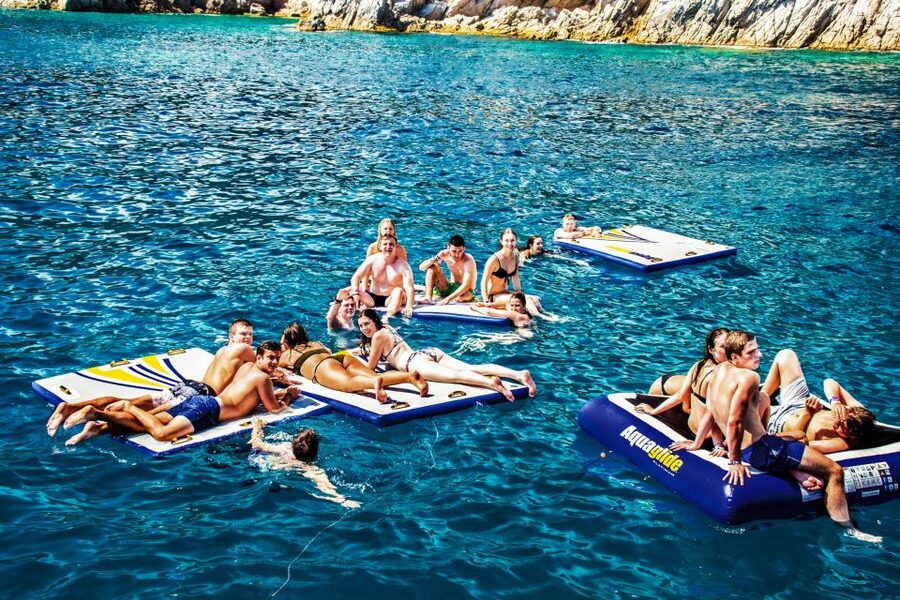Lloret de Mar: Catamaran Sailing Cruise with BBQ and Drinks - Two hours at anchor for swimming and water play