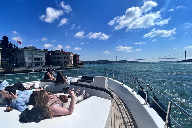 Luxury Bosphorus Yacht Tour – Asian Side Stop & Exploration - Boarding at Kabatas and Settling Into the Yacht