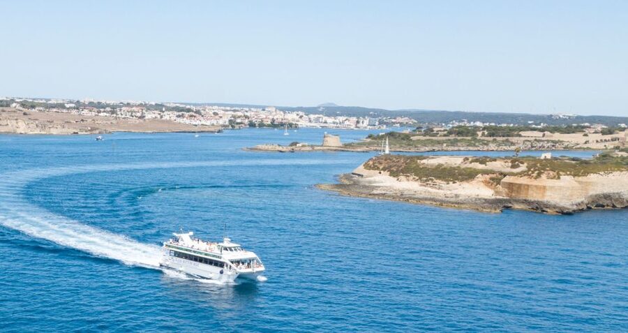 Mahon: Harbor Boat Tour with Underwater Viewing & Commentary - Starting at Don Joan and settling into the catamaran