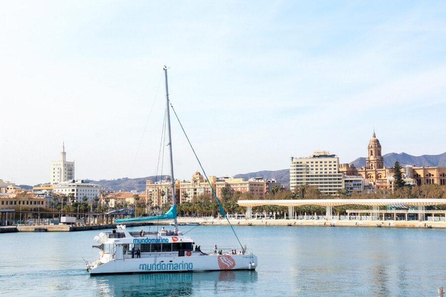 Malaga: Catamaran Sailing Trip with Sunset Option - Sailing out along Malaga’s coast