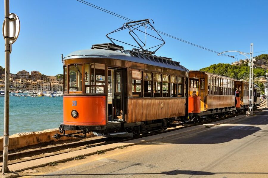 Mallorca: Island Trip by Train, Tramway, and Boat - The tram to Sóller Port