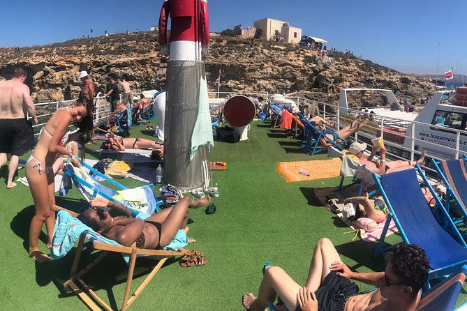 Malta: Comino, Blue Lagoon & Caves - swim, snorkel & slide - From Bugibba Jetty to Malta’s northern coast