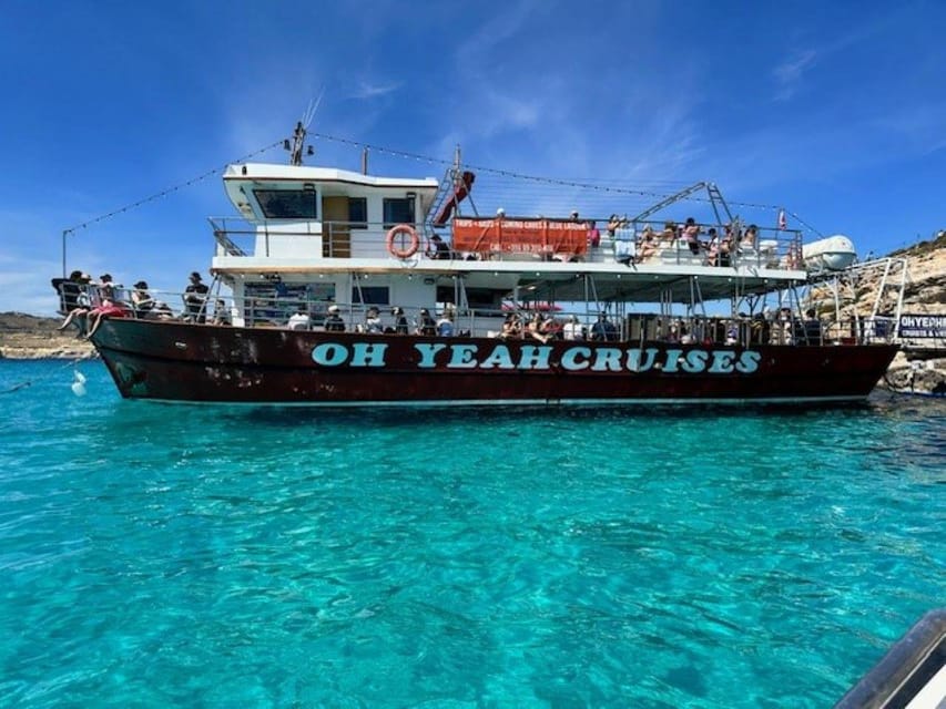 Malta: Gozo Comino and Blue Lagoon Boat Tour with Swim Stop - Coral Lagoon, Smugglers Caves, and Malta’s northern shore