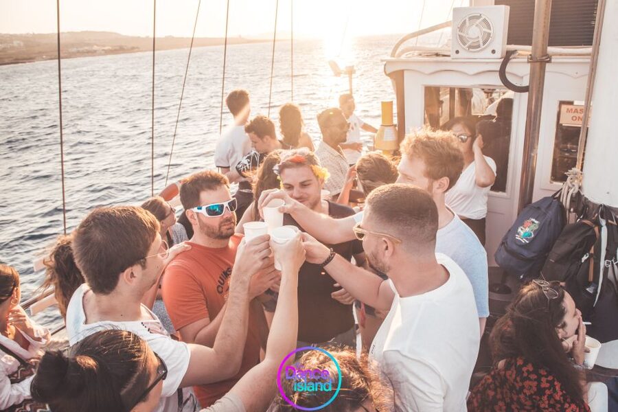 Malta: Sailboat Party with an Open Bar, Snack, and Swimming - The Sunset Coast and the Best Photo Moments