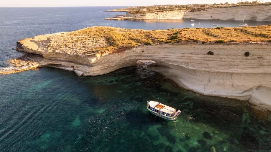 Malta: Sunset Boat Tour to St. Peter’s Pool and South Coast - Hofriet Window and Munxar Window from sea level