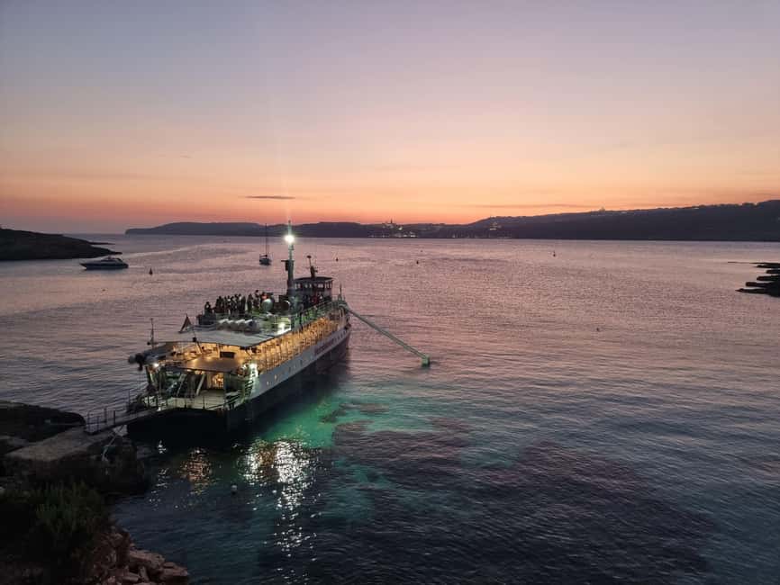 Malta: Sunset Cruise to the Blue Lagoon - Leaving Bugibba Jetty and heading north