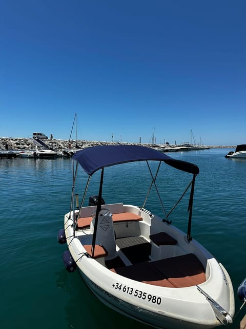 Marbella: Puerto Banús Boat Rental with No License Needed - Keeping Watch for Dolphins