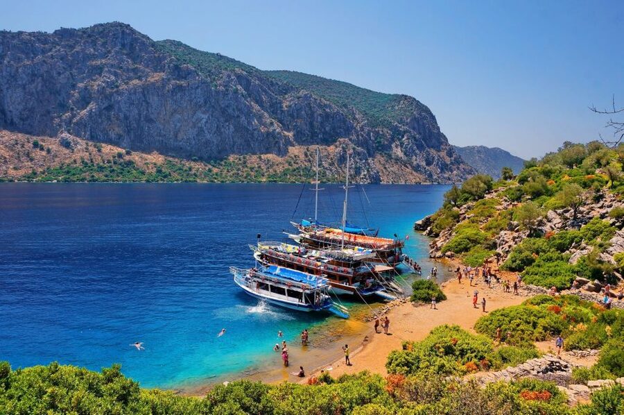 Marmaris All-Inclusive Boat Trip with Free Sunbed & Lunch - Turunc gives you an hour on land