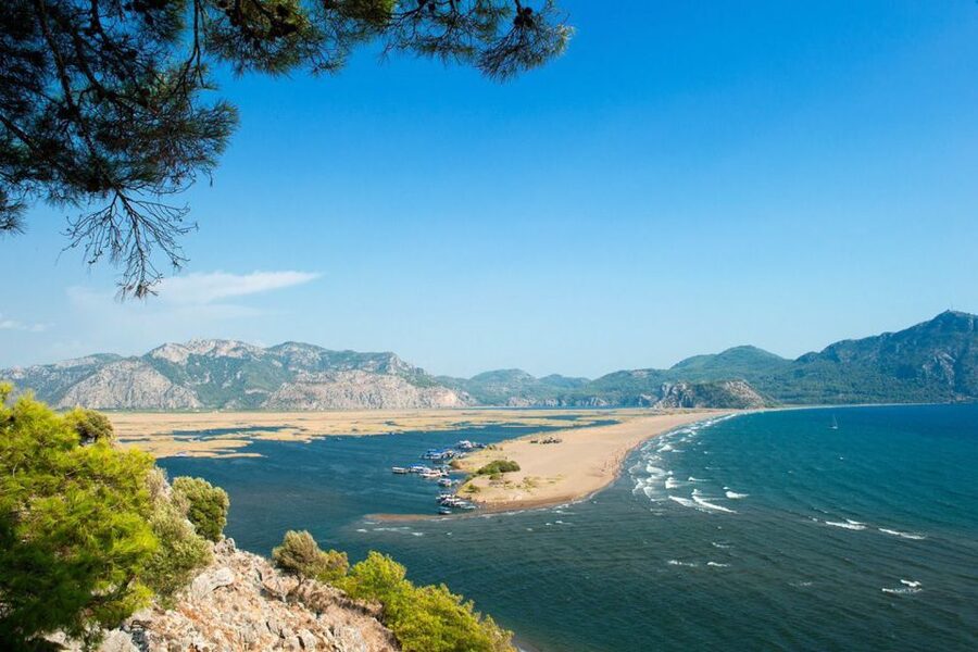 Marmaris: Dalyan Cruise, Turtle Beach & Mud Baths with Lunch - Cruising the Dalyan Canal toward the coast