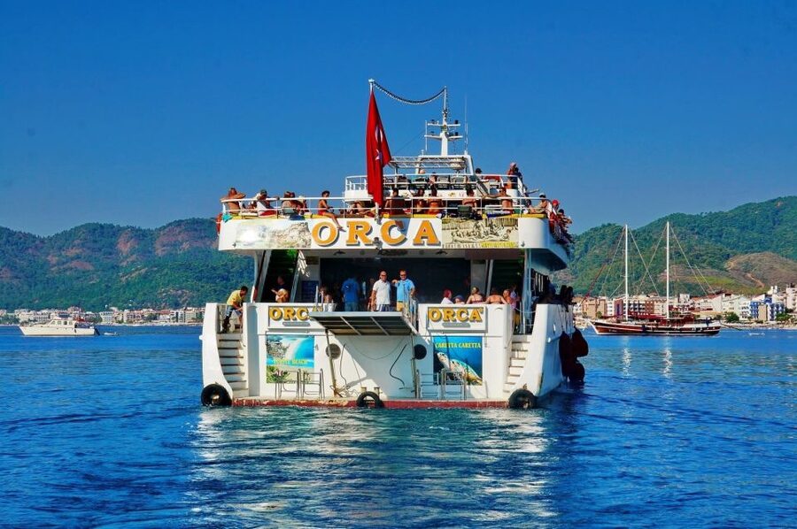 Marmaris: Dalyan Cruise, Turtle Beach & Mud Baths with Lunch - The Lycian tombs and ancient Kaunos