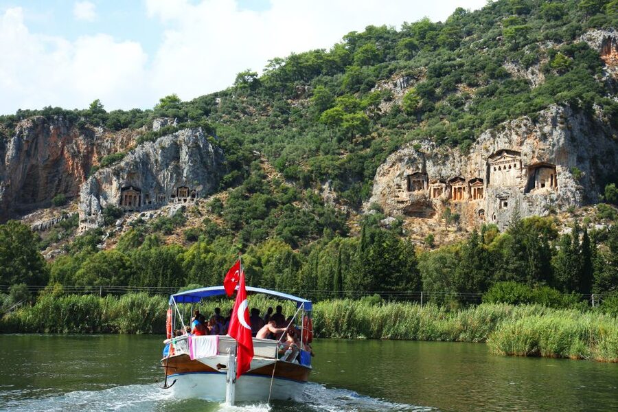 Marmaris: Dalyan Cruise, Turtle Beach & Mud Baths with Lunch - Köyceğiz Lake and the return journey