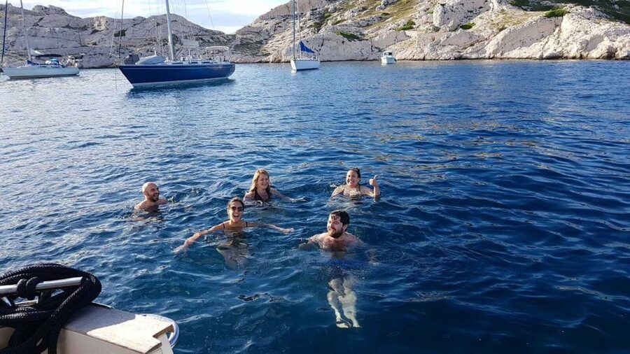 Marseille: Sunset Boat Cruise with Buffet and Organic Wine - Leaving Marseille’s Old Port in near silence