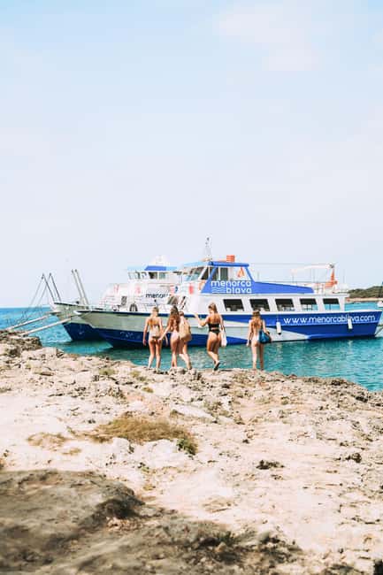Menorca: Coves and Beaches Boat Trip w/ optional Paella - Son Saura and the walk to Es Talaier