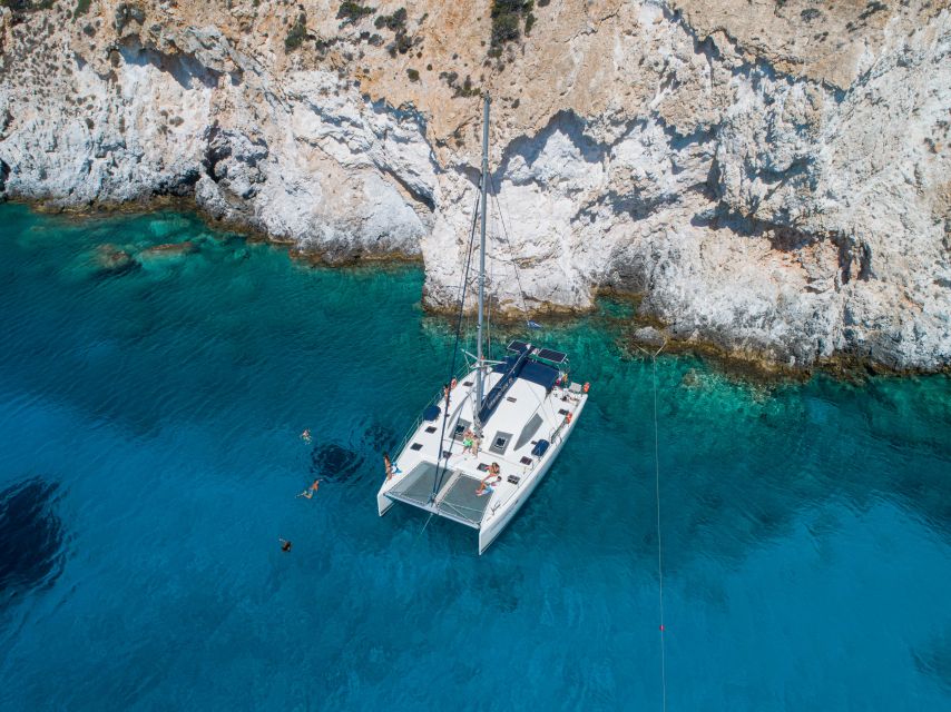 Milos: Full-Day Catamaran Cruise to Poliegos and Kleftiko - Crew, comfort, and the feel onboard