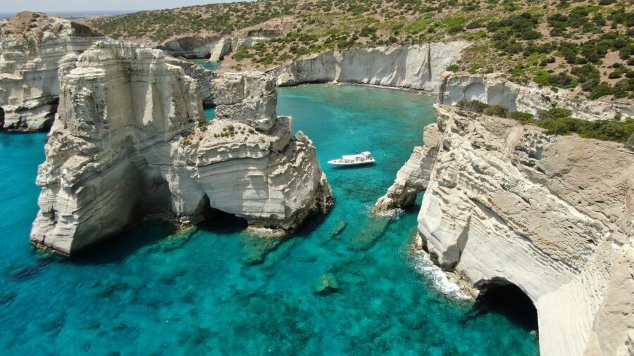 Milos: Half-Day Speedboat Cruise to Klefiko with Snorkeling - Snorkeling at a remote western beach