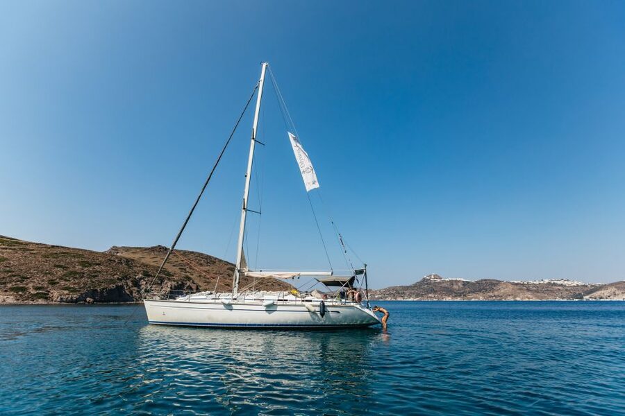 Milos: Kleftiko Cruise with Meal, Drinks and Photos at Sykia - Setting out from Adamas Port